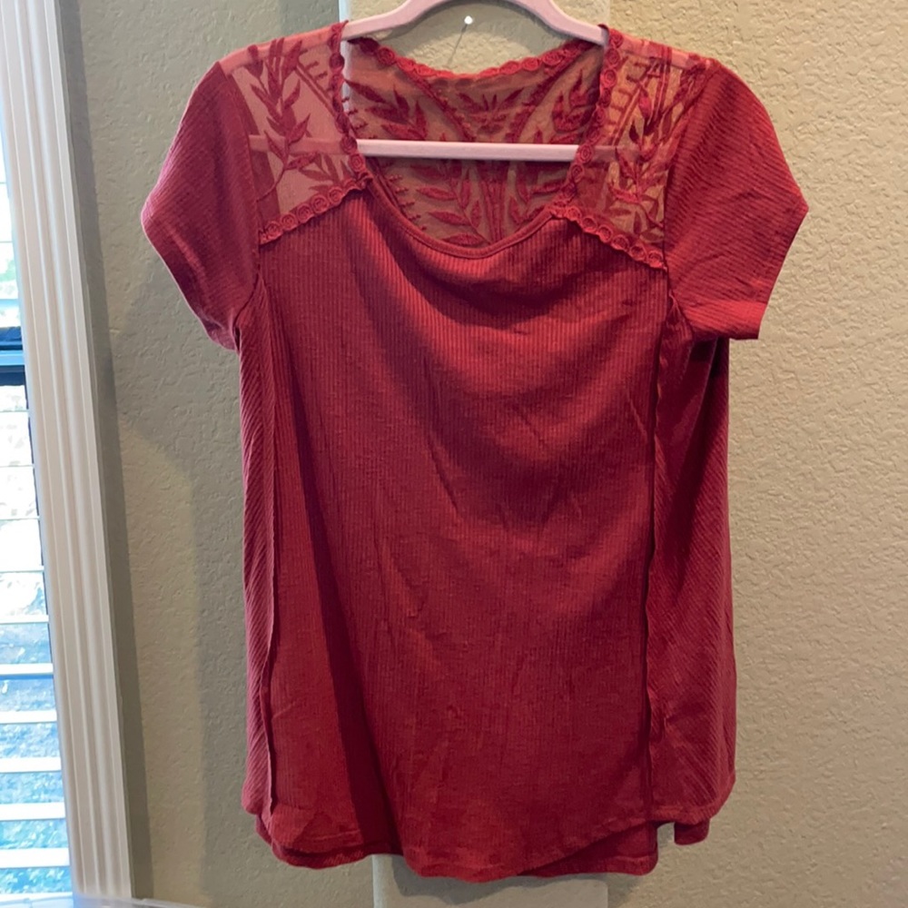 Red Xhilaration Top